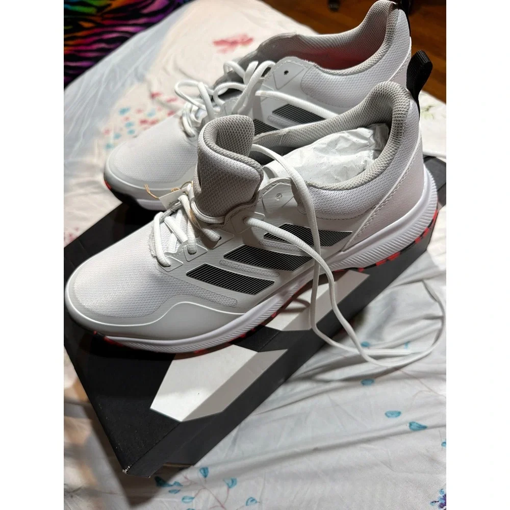 Adidas Mens Tech Response SL 3 Golf Shoes White Black Red GV6894 Size 10